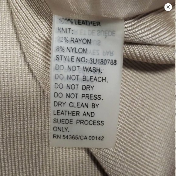 (L) Peter Nygard 100% Leather Knit Detail Metallic Fancy Formal Special Occasion - Picture 4 of 9